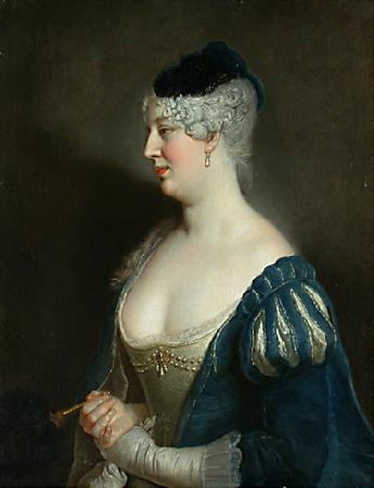 antoine pesne Portrait of Henriette von Zerbsten